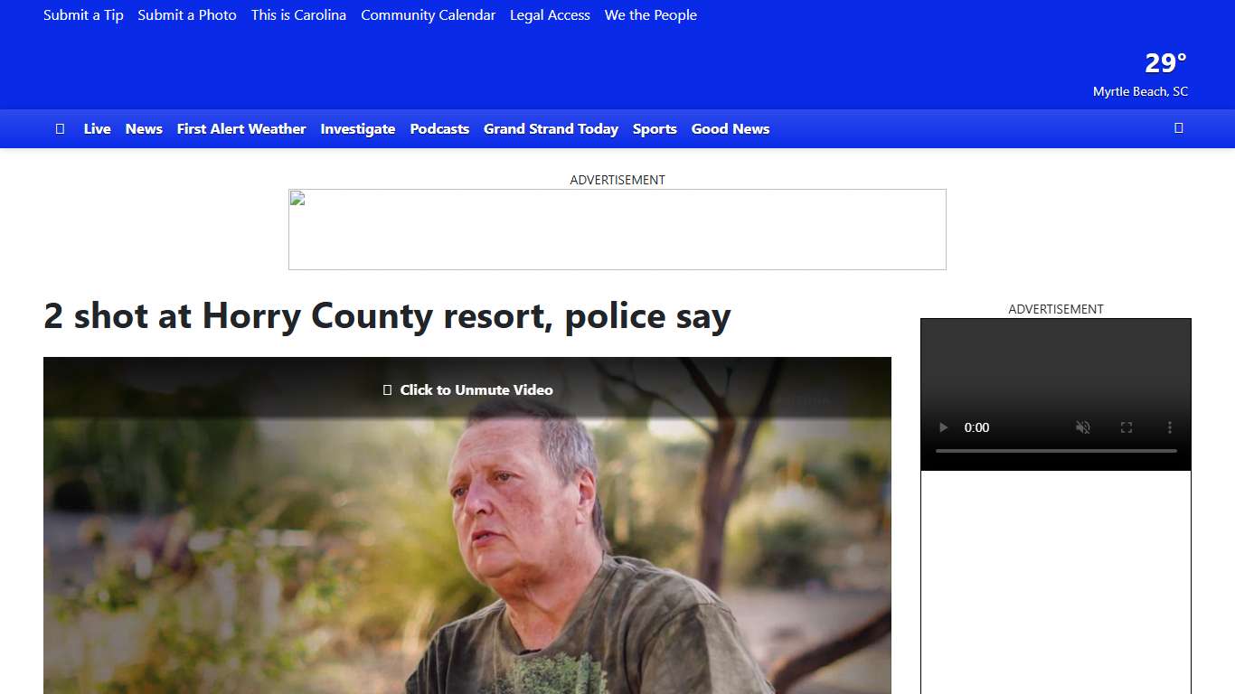 2 shot at Horry County resort, police say